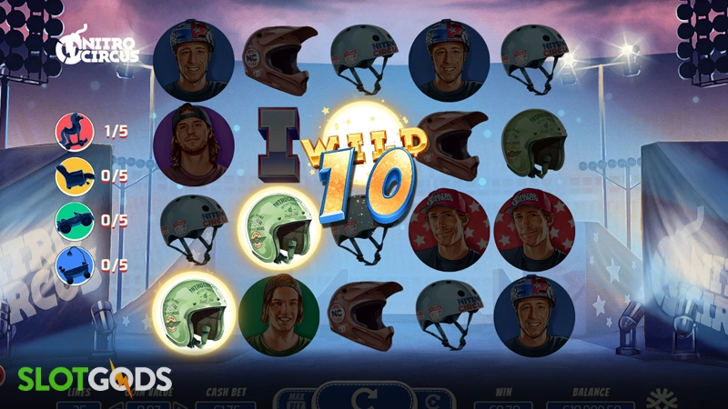 Nitro Circus Slot - Screenshot 