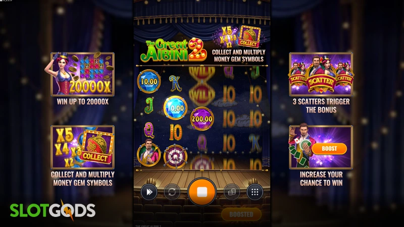 The Great Albini 2 Slot - Screenshot 