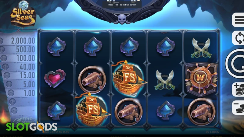 Silver Seas Slot - Screenshot 