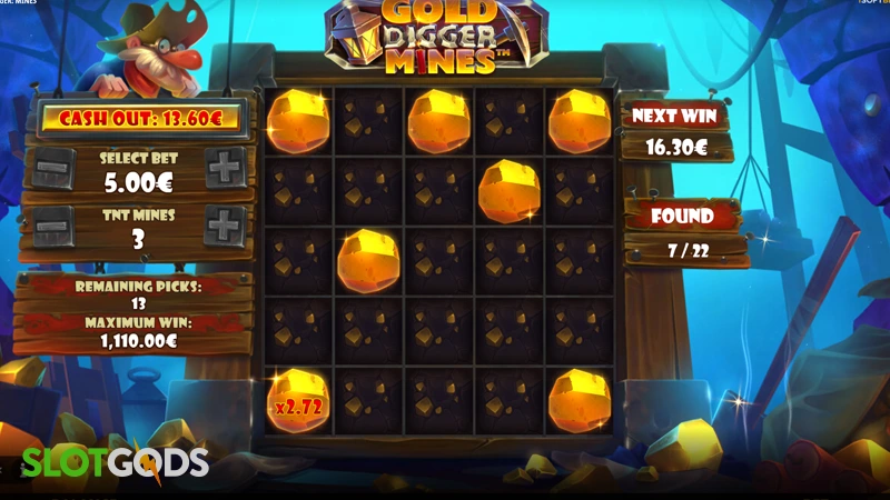 Gold Digger: Mines Slot - Screenshot 