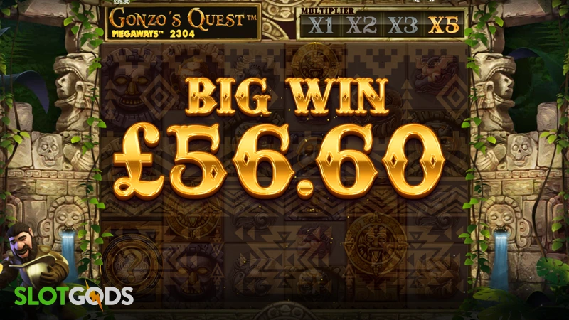 Gonzo's Quest Megaways Slot - Screenshot 4