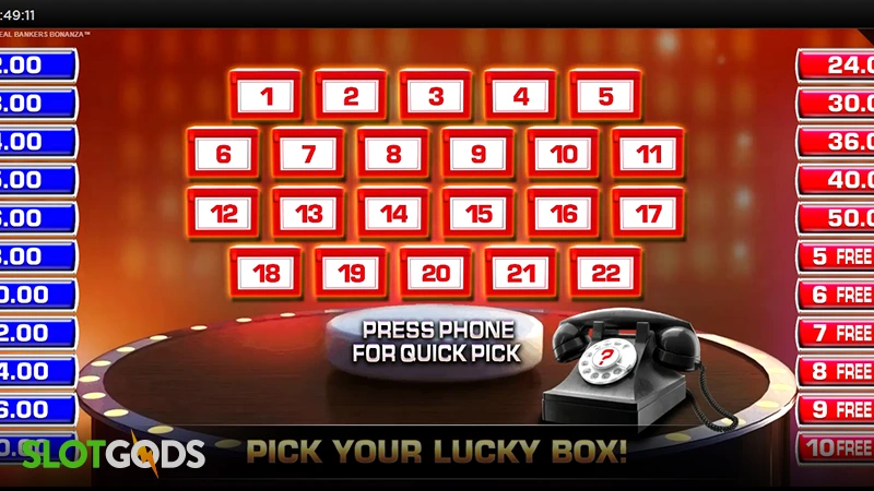 Deal or No Deal Banker's Bonanza Slot - Screenshot 4