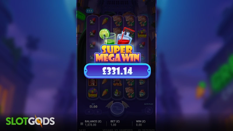 Vegans vs Vampires Slot - Screenshot 4