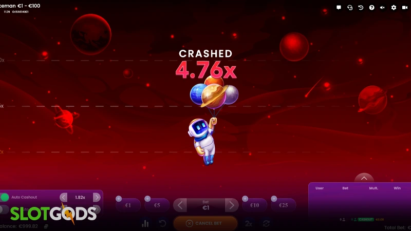 Spaceman Slot - Screenshot 