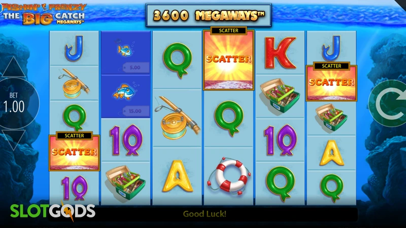 Fishin' Frenzy: The Big Catch Megaways Slot - Screenshot 2