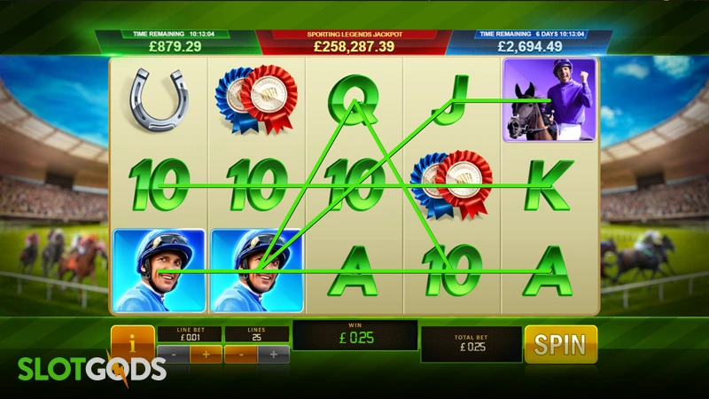 Frankie Dettori: Sporting Legends Slot - Screenshot 3