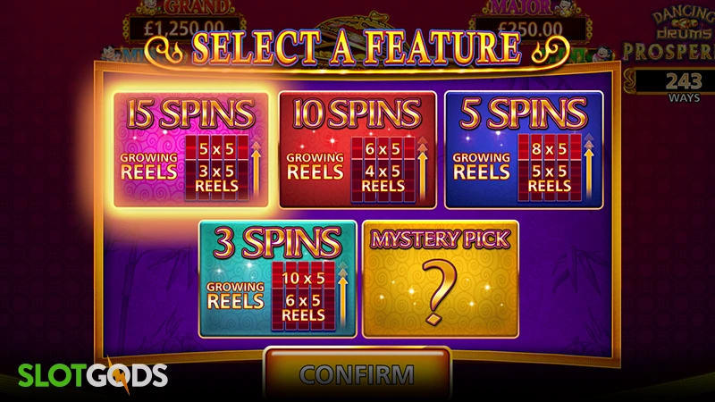 Dancing Drums Prosperity Slot - Screenshot 3
