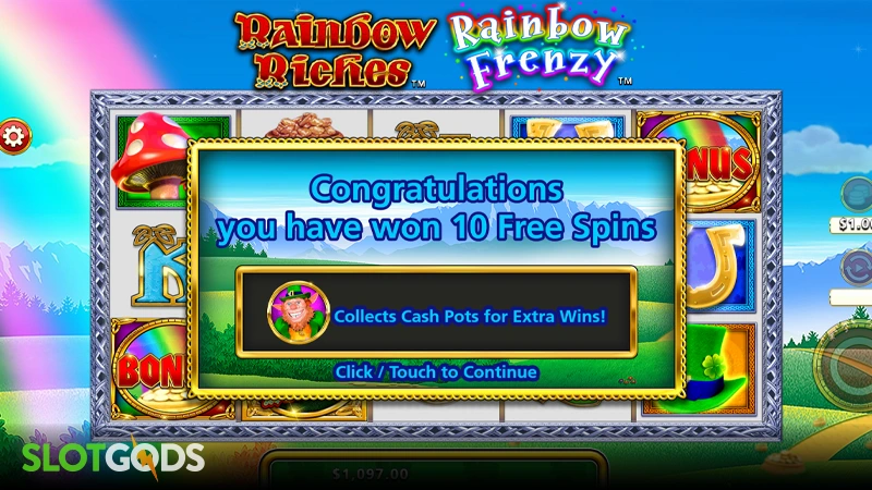 Rainbow Riches Rainbow Frenzy Slot - Screenshot 3