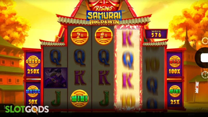 Rising Samurai: Hold & Win Slot - Screenshot 2