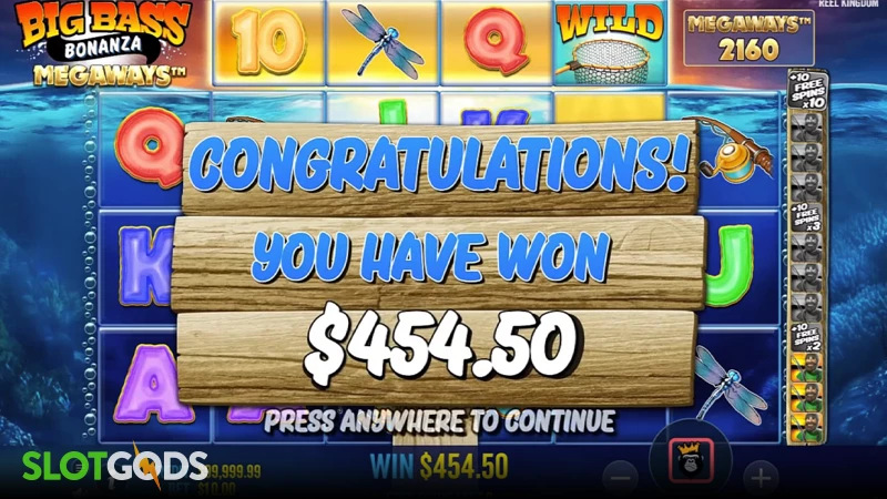 Big Bass Bonanza Megaways Slot - Screenshot 4