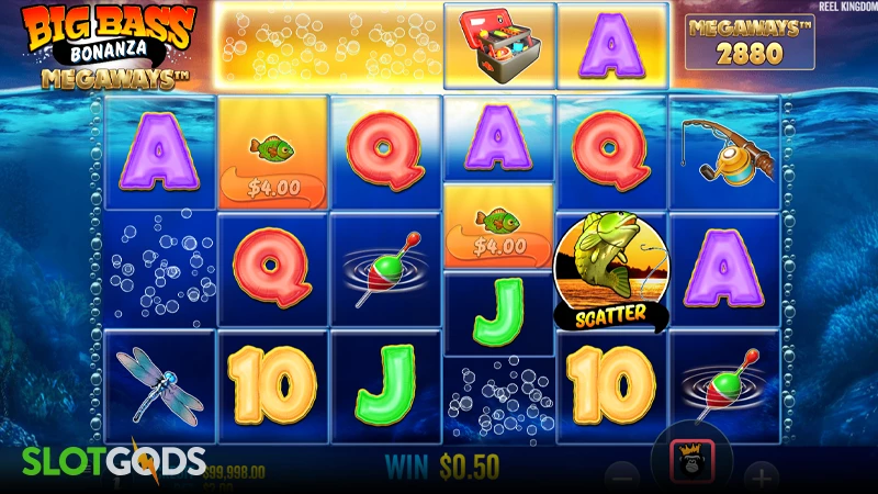 Big Bass Bonanza Megaways Slot - Screenshot 2