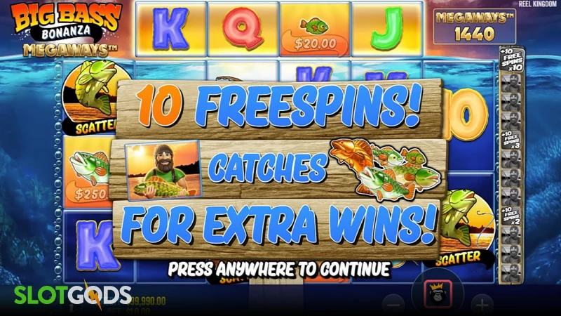 Big Bass Bonanza Megaways Slot - Screenshot 3