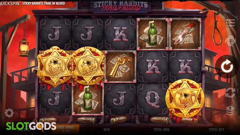 Sticky Bandits: Trail of Blood Slot - Screenshot 2