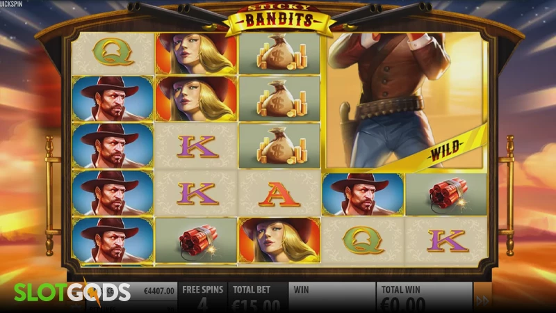 Sticky Bandits Slot - Screenshot 2