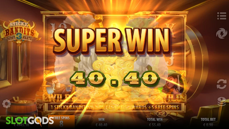 Sticky Bandits 3: Most Wanted Slot - Screenshot 4