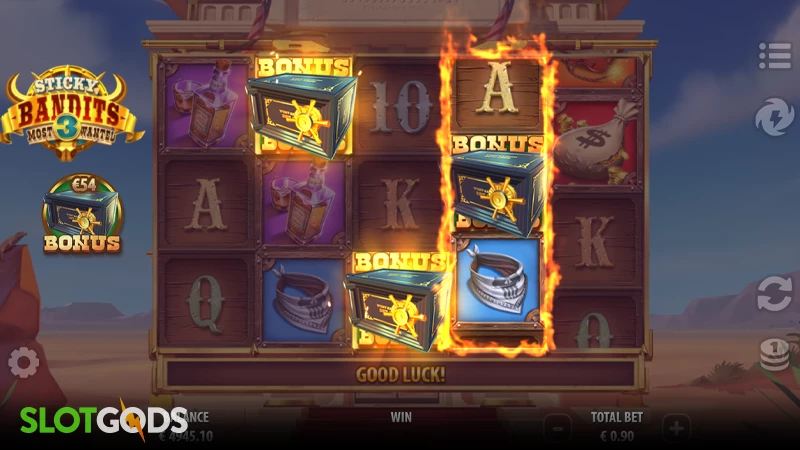 Sticky Bandits 3: Most Wanted Slot - Screenshot 3