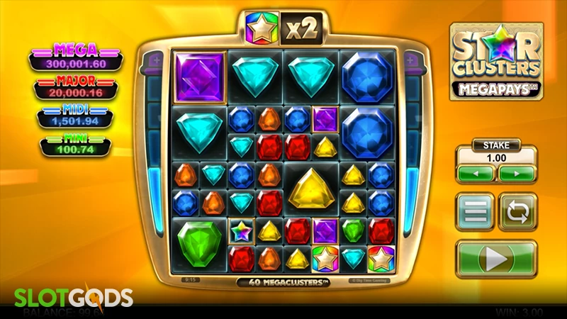 Star Clusters Megapays Slot - Screenshot 3