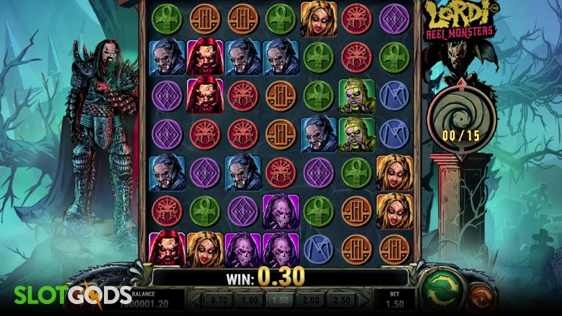 Lordi Reel Monsters Slot - Screenshot 