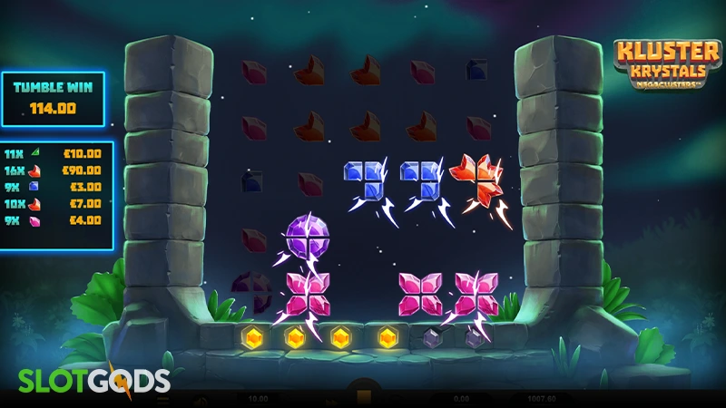 Kluster Krystals Megaclusters Slot - Screenshot 3
