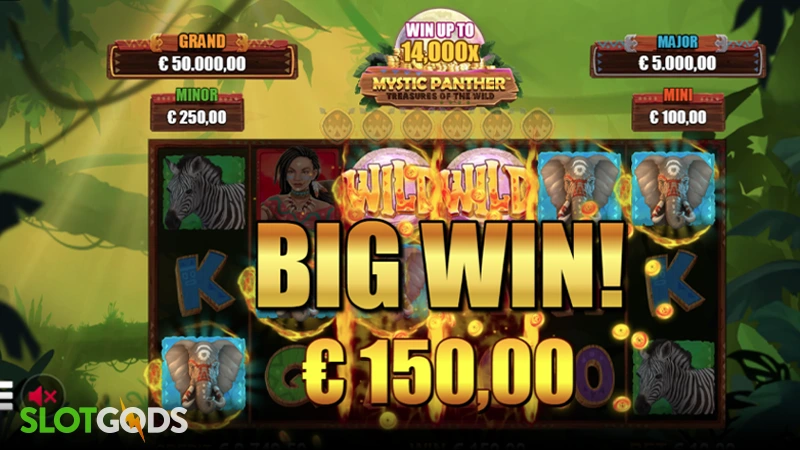 Mystic Panther: Treasures of the Wild Slot - Screenshot 4