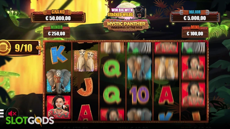 Mystic Panther: Treasures of the Wild Slot - Screenshot 2