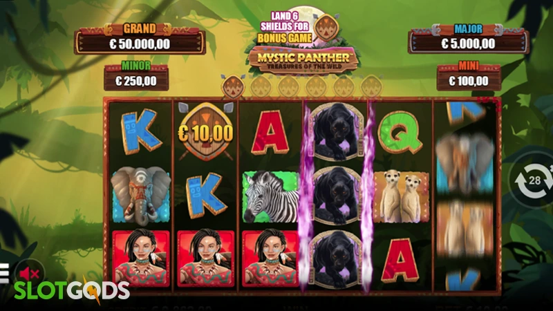 Mystic Panther: Treasures of the Wild Slot - Screenshot 3