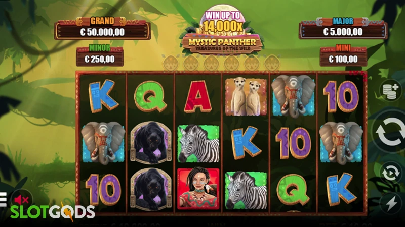 Mystic Panther: Treasures of the Wild Slot - Screenshot 