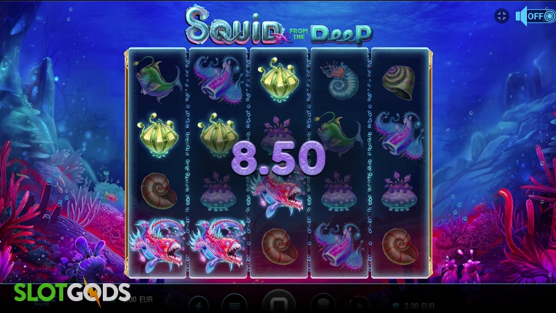 Squid from the Deep Slot - Screenshot 2
