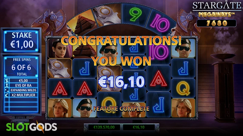Stargate Megaways Slot - Screenshot 4