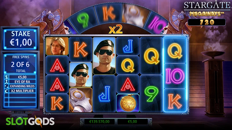 Stargate Megaways Slot - Screenshot 