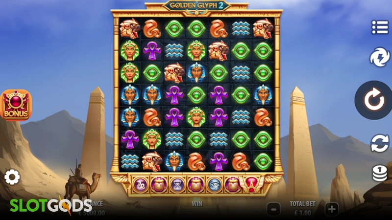 Golden Glyph 2 Slot - Screenshot 