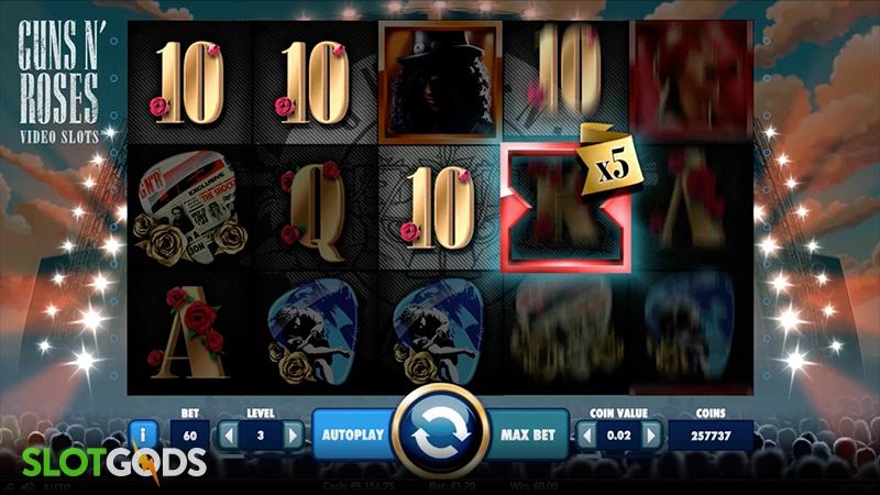 Guns N' Roses Slot - Screenshot 
