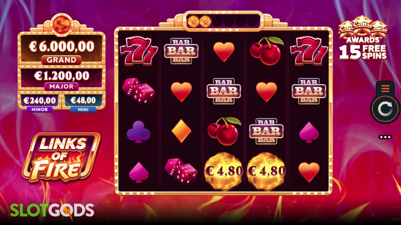 Links of Fire Slot - Screenshot 