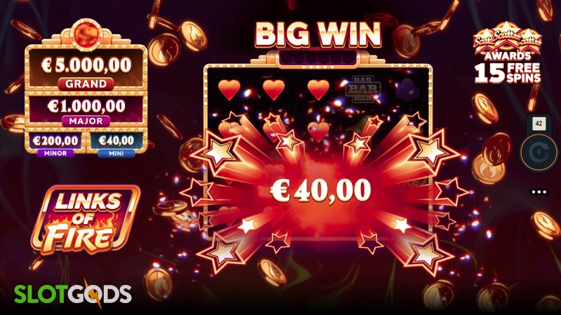 Links of Fire Slot - Screenshot 4