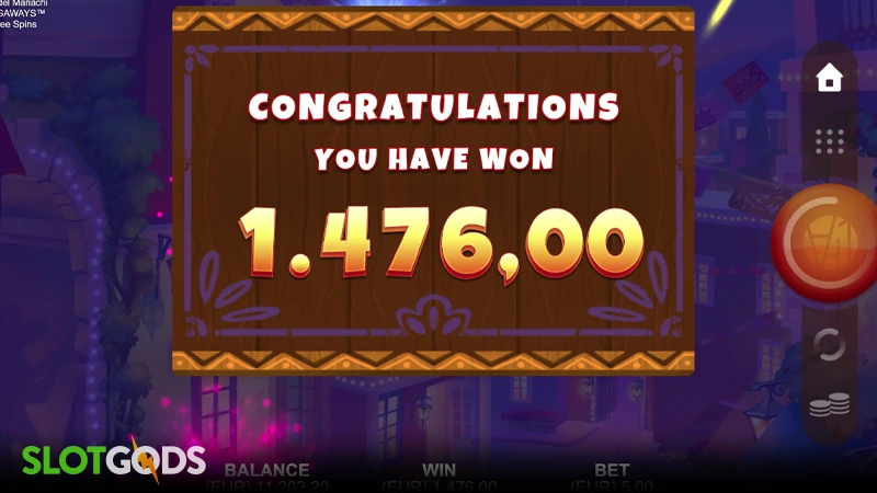 Dia del Mariachi Megaways Slot - Screenshot 2