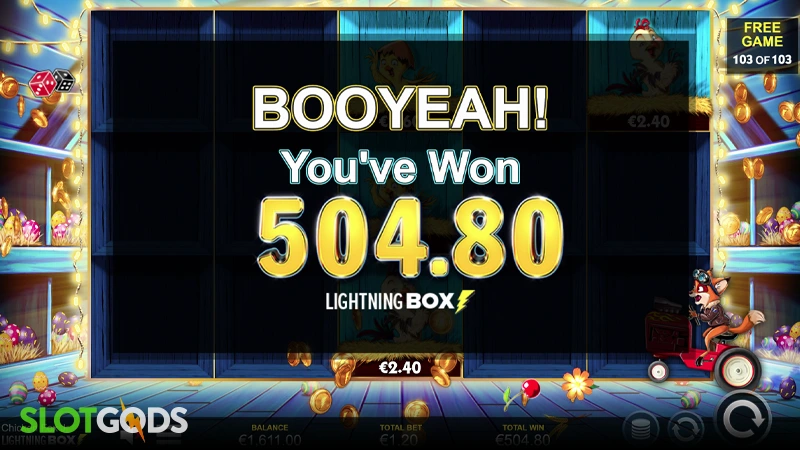 Chicken Fox Jr Slot - Screenshot 4