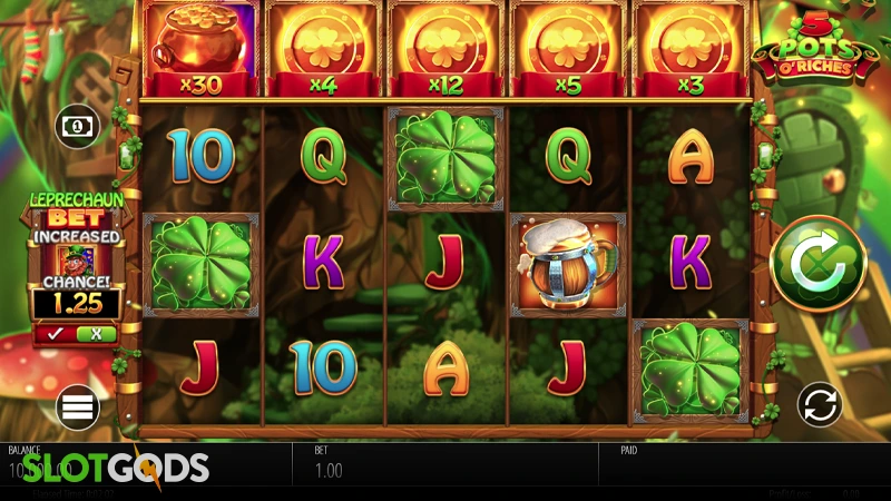 5 Pots O' Riches Slot - Screenshot 