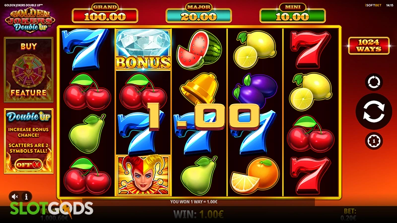 Golden Jokers Double Up Slot - Screenshot 2