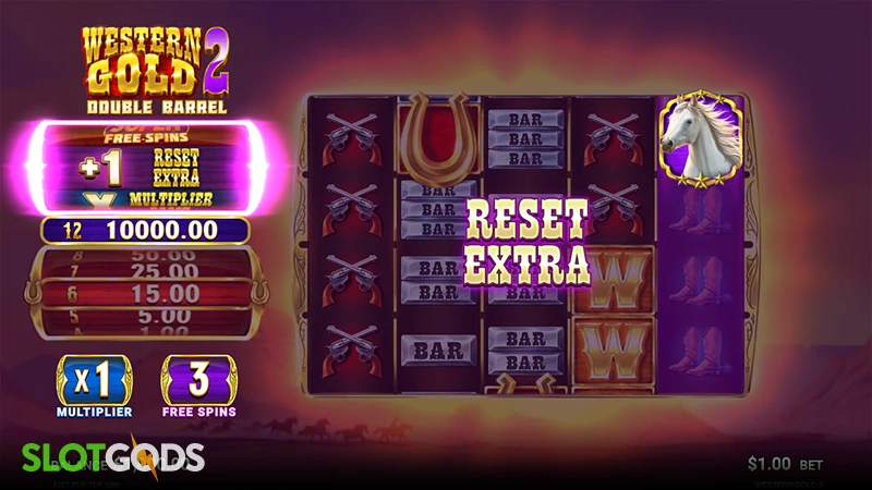 Western Gold 2: Double Barrel Slot - Screenshot 4