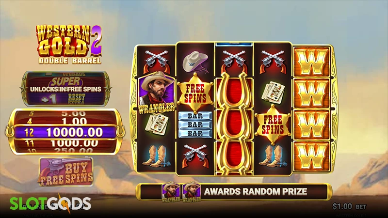 Western Gold 2: Double Barrel Slot - Screenshot 