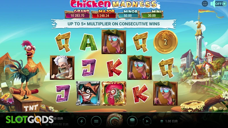 Chicken Madness Slot - Screenshot 