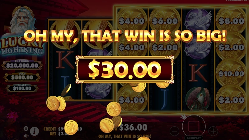 Lucky Lightning Slot - Screenshot 4