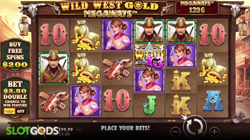 Wild West Gold Megaways Slot - Screenshot 