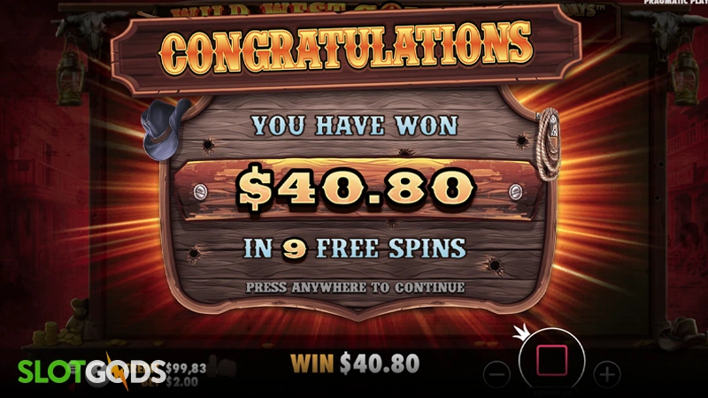 Wild West Gold Megaways Slot - Screenshot 4