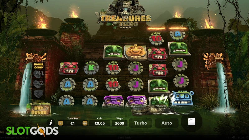 The Treasures of Tizoc Slot - Screenshot 