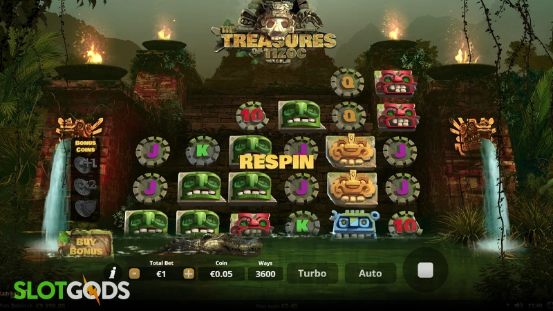 The Treasures of Tizoc Slot - Screenshot 4
