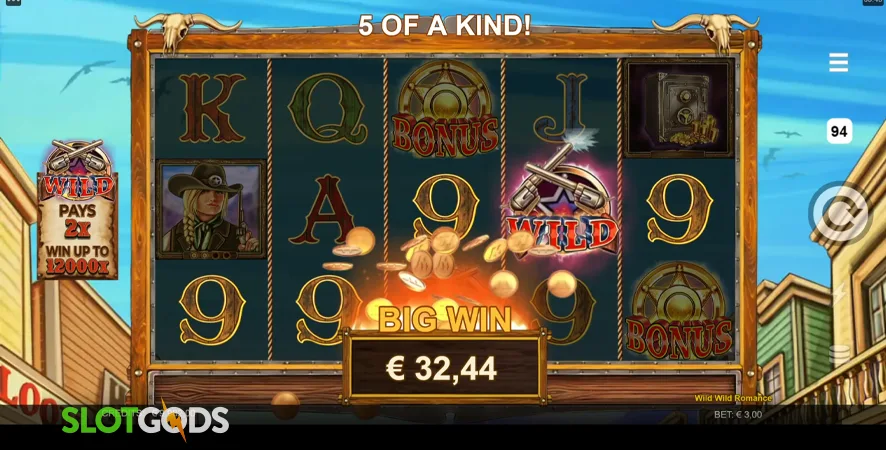Wild Wild Romance Slot - Screenshot 