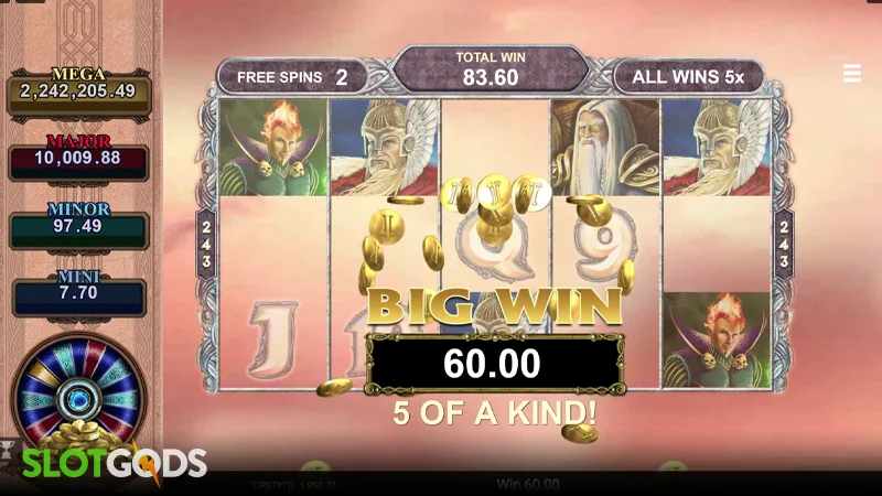Thunderstruck II Mega Moolah Slot - Screenshot 2