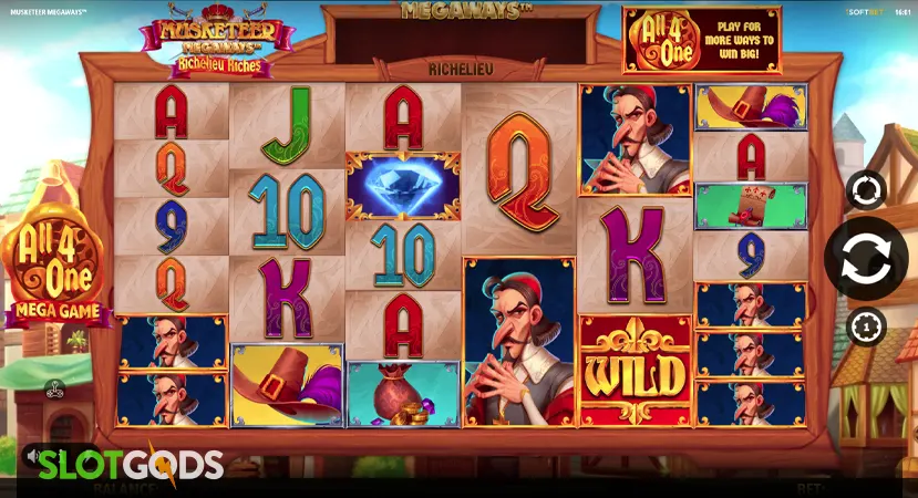 Musketeer Megaways Slot - Screenshot 