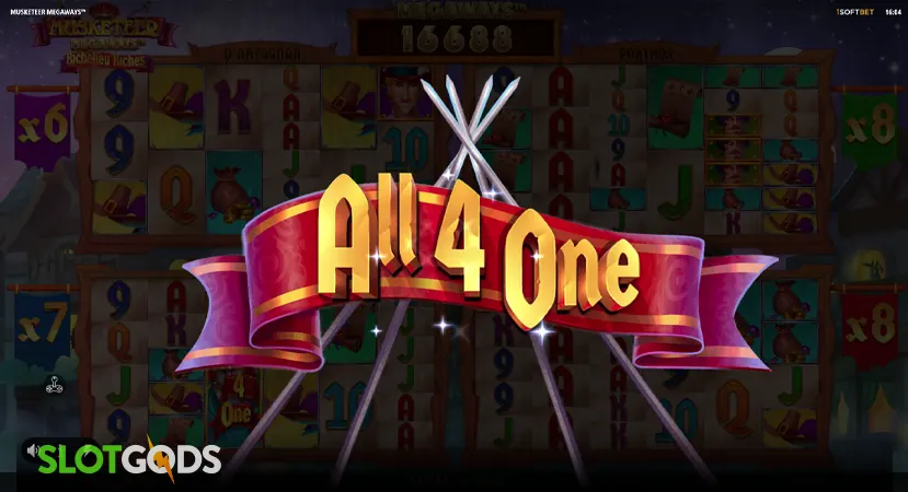 Musketeer Megaways Slot - Screenshot 4